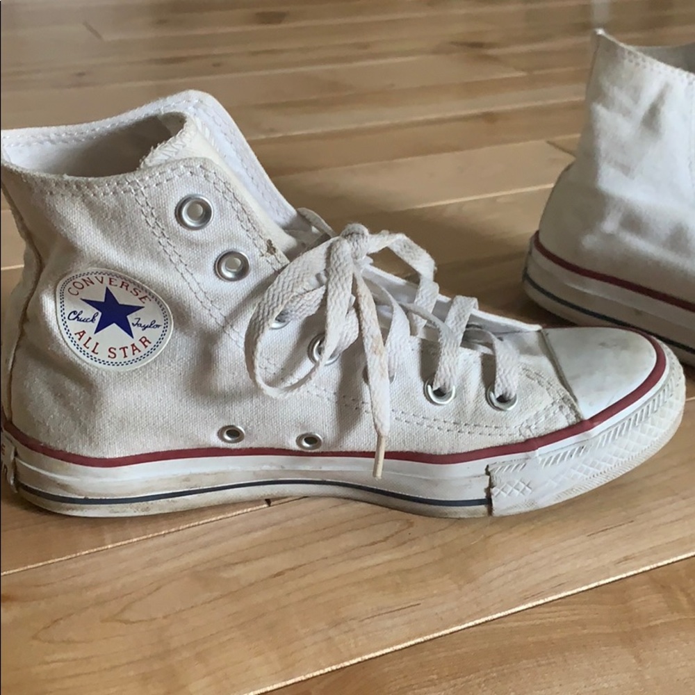 White high top converse